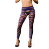 Naughty Girl Sexy Leggings Full Design Violet O/S