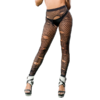 Naughty Girl Sexy Mixed Holes Leggings Black O/S