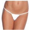 Low rise lycra g-string white xl