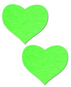 Heart Glow In The Dark Pasties O/S