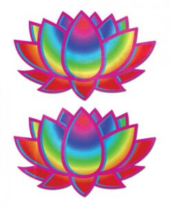Pastease Acid Lotus Rainbow Pasties O/S