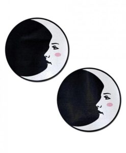 Pastease Man In The Moon Circle White Black O/S