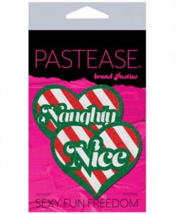 Pastease Naughty/nice Candy Canes Heart - Multicolors O/s