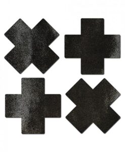 Pastease Petites Liquid Cross Black Pack Of 2 O/S