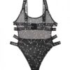 Vibes Karma's A Bitch Bodysuit Black M/L