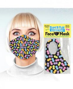 Super Fun Boobie Print Mask