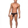 Hoser Stretch Mesh Thong Black S/M
