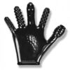 Finger F*ck Textured Glove Oxballs Black