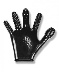 Finger F*ck Textured Glove Oxballs Black