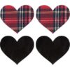 Peekaboos Schoolgirl Hearts Pasties O/S