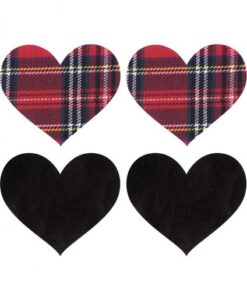 Peekaboos Schoolgirl Hearts Pasties O/S