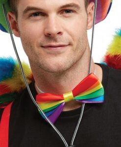 Rainbow Bow Tie