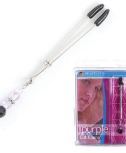Tweezer Clit Clamp With Purple Bead
