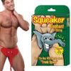 Squeaker Elephant G-string Red