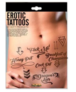 Erotic Tattoos Assorted Pack