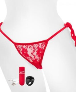 My Secret Charged Remote Control Panty Vibe Red O/S