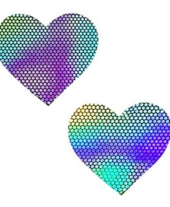 Neva Nude Pasty I Heart U Holographic Set Of 6