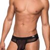 Male Power Hoser Hose Thong Black S/M