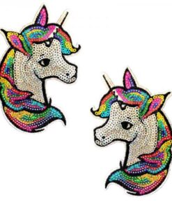 Neva Nude Reusable Pasty Unicorn Sequins