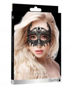 Ouch! Empress Black Lace Mask  - Black