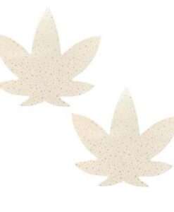 Neva Nude Pasty Weed Leaf Supernova Glow