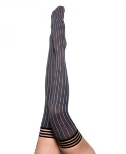 Kixies Annabelle Grey Pin Stripe Size A