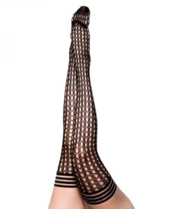 Kixies Mimi Black Fishnet Circles Size B