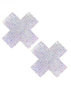 Neva Nude Pasty X Factor Crystal Silver