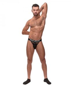 Mp Cock Pit Net Cock Ring Jock Blk Lx
