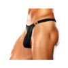 Male Power Bong Clip Thong Black L/XL