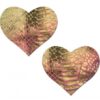 Pastease Love Gold Holographic Snake Print Pastel Tie Dye Heart Nipple Pasties