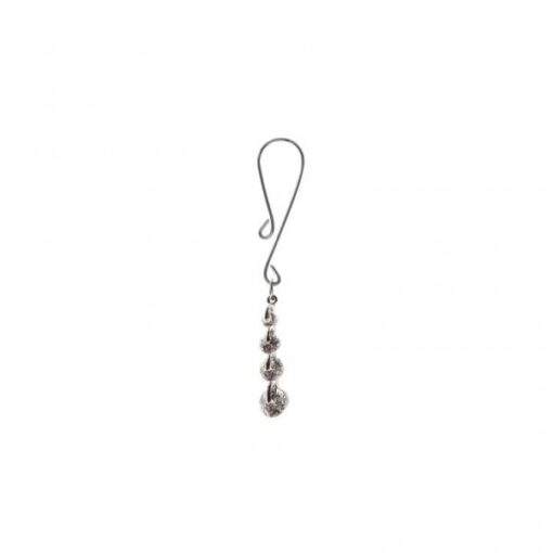 Bijoux De Cli Loop W/ Diamond Drops