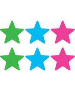 Peekaboos Pasties Neon Star 3 Pack Assorted Colors