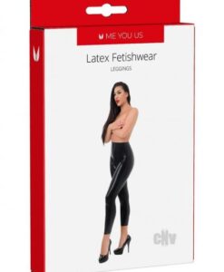 Myu Latex Leggings Sm Black