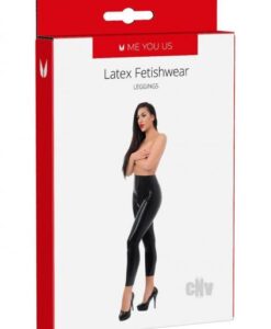 Myu Latex Leggings Lg Black