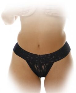 Plus Size Hanky Spank Me Vibrating Panties Black