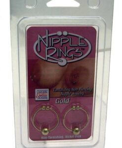 Nipple Rings Non Peircing Gold