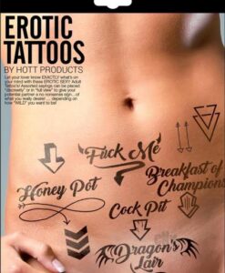 Erotic Tattoos Assorted Pack