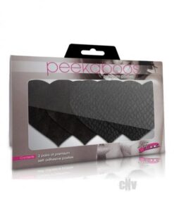 Peekaboo Classic Black Hearts