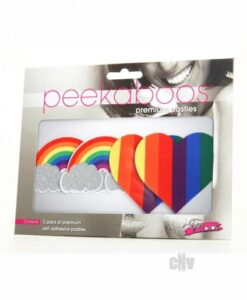 Peekaboo Pride Glitter Rainbows And Hearts