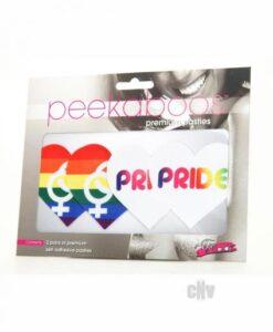 Peekaboo Pride Hearts - Rainbow