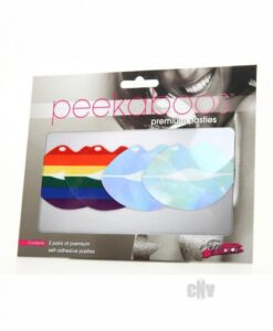 Peekaboo Pride Lips Rainbow