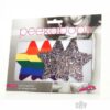 Peekaboo Pride Rainbow Glitter Stars