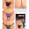 Vibes Af 3 Pack Thongs Assorted Colors O/s