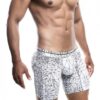 Male Basics Spider Hipster Boxer Brief White/black Sm