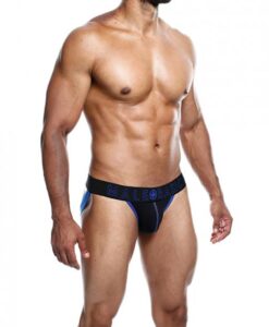Male Basics Neon Jockstrap Royal Sm