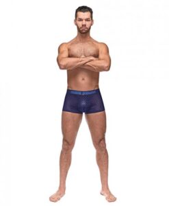 Diamond Mesh Mini Short Blue Md