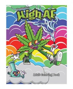 Wood Rocket High Af Coloring Book