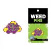Wood Rocket Weed High Af Pin - Multi Color