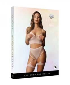 Shots Le Desir 2-piece Bra Set With Garters Pink O/s